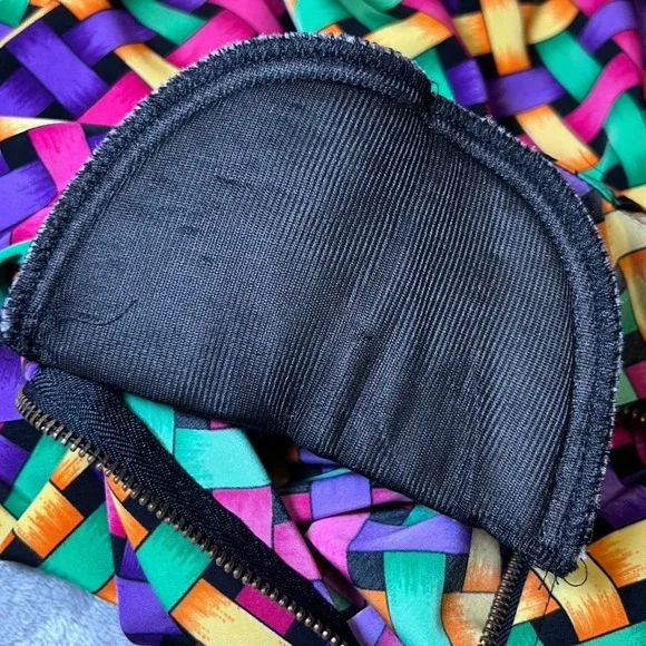 Silver Threads Vintage Woven Geometric Print Jacket Womens Medium Colorful Bold - Picture 8 of 12